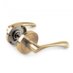 MANILLA ALUMINIO ROSETA 65MM. ORO MATE