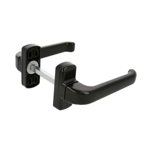 Amig 19246 | manilla aluminio epsilon | 132 x 70 mm | aluminio | negro
