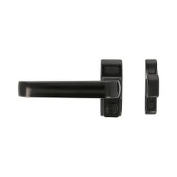 Amig 19512 | manilla aluminio para ventana gamma | 122 x 70 mm | aluminio | negro - izquierda