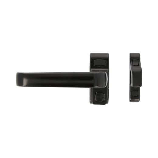 Amig 19512 | manilla aluminio para ventana gamma | 122 x 70 mm | aluminio | negro - izquierda
