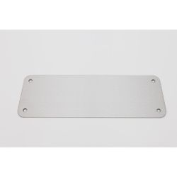 Placa ciega de protección, 1000x200x1,5mm inox.