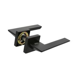 Amig 23659 | manilla con roseta + bocallaves zahora | 51 x 51 mm | zamak | negro mate