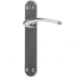 MANILLA ZAMAK PLACA CURVA 250 MM.CR.MATE