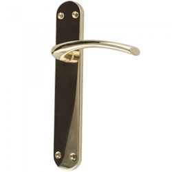 MANILLA ZAMAK PLACA CURVA 250 ORO BRILLO