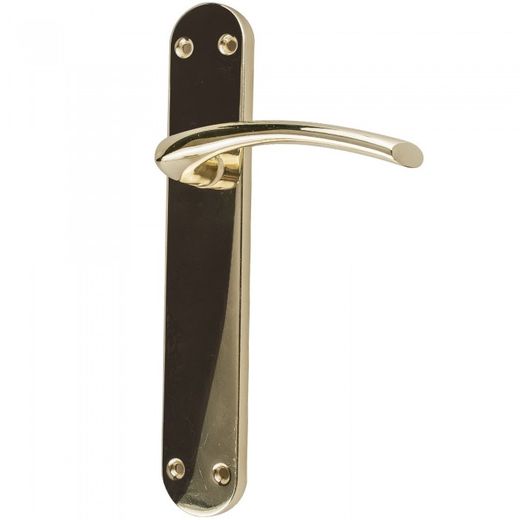 MANILLA ZAMAK PLACA CURVA 250 ORO BRILLO
