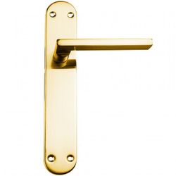 MANILLA ZAMAK PLACA RECTA 250 ORO BRILLO