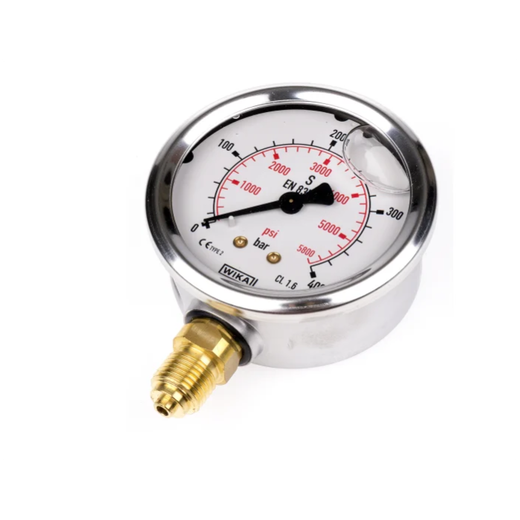MANOMETRO WIKA 0 BAR-400 BAR G1/4" 63MM