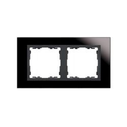 MARCO 2 ELEMENTOS CRISTAL NEGRO