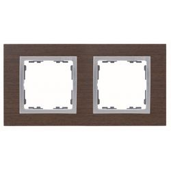 MARCO 2 ELEMENTOS MADERA WENGUE