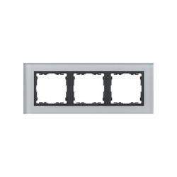 MARCO 3 ELEMENTOS CRISTAL GRIS