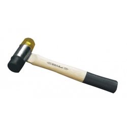 MARTILLO NYLON 30 MM MANGO MADERA HICKORY