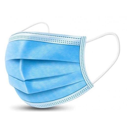 MASCARILLA DESECHABLE QUIRURGICA TIPO I. AZUL TRES CAPAS (UD).