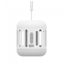 MATA MOSQUITOS PORTATIL BLANCO CON LUZ LED