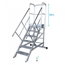 MAX. ESCALERA PLATAFORMA MOVIL 45º 3 ESCALONES