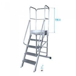 MAX. ESCALERA PLATAFORMA MOVIL 60º 4 ESCALONES