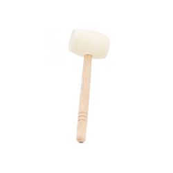 *MAZA GOMA BLANCA MGO.MADERA 58MM