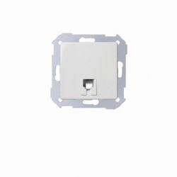 MECANISMO TOMA TELEFONO RJ-11 BLANCO