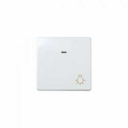 MEC+TECLA PULS LUZ CON LUMINOSO BLANCO