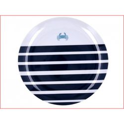 MELAMINA ATLANTIC QD. PLATO LLANO 25CM.