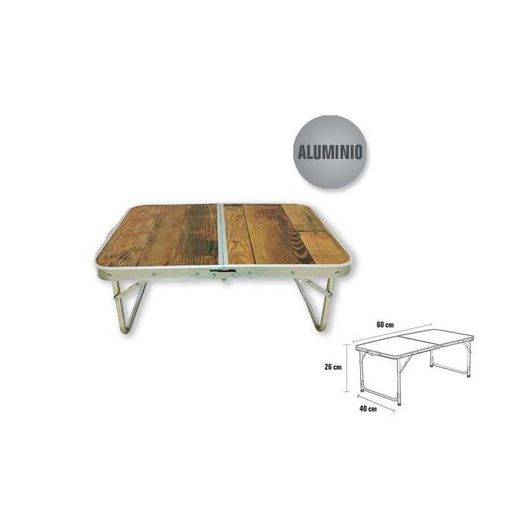 MESA ALUMINIO 60x40x26 cm