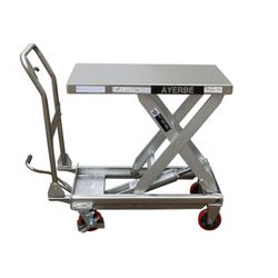 MESA HIDRAULICA 500 KG INOXIDABLE