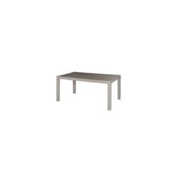 MESA IMIT.RATAN RESIN 150X90XH72CM.TAUPE