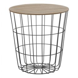 MESA MADERA/ACEROD.39XH41 CM