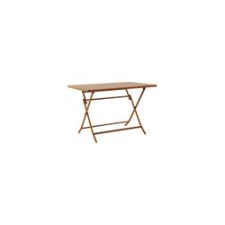 MESA METALICA 110X70XH70 CM. OCRE