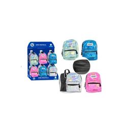 MINI MOCHILA C/ MOSQUETÓN METALIZADOS