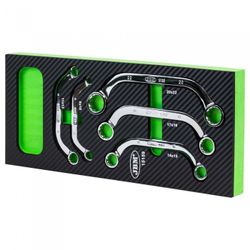 MODULO EVA FIBRA DE CARBONO DE 5 LLAVES TIPO "C" - ACABADO BRILLANTE