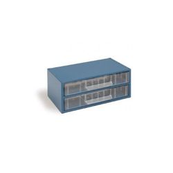 MODULO METALICO APILABLE 2 CAJONES (312X182X133)