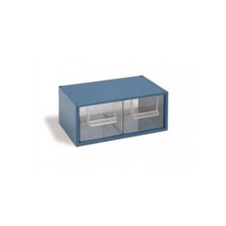 MODULO METALICO APILABLE 2 CAJONES (360X228X175)