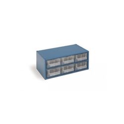 MODULO METALICO APILABLE 6 CAJONES (312X182X133)