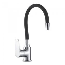 MONOMANDO JAVA FREGADERO GOMA FLEXIBLE NEGRO