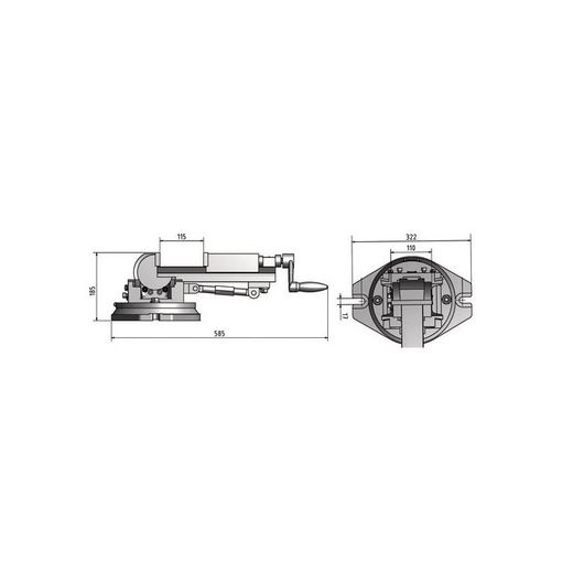 MORDAZA DAS 100 TRIAXIAL