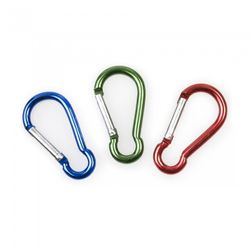 MOSQUETON BOMBERO ALUMINIO 8 CM. COLORES