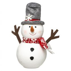 MUÑECO NIEVE 30 CM POLIESTER
