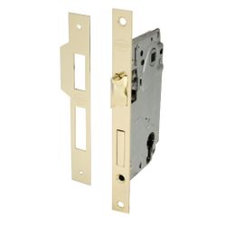 Niza 20286 | cerradura 800 niza | 50/85 | acero | latonado barnizado