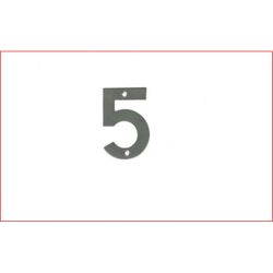 NUMERO 5-4" ACERO INOXIDABLE 18/8 (D)