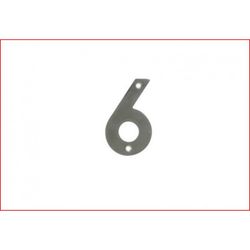 NUMERO 6-4" ACERO INOXIDABLE 18/8 (D)