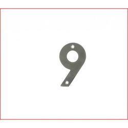 NUMERO 9-4" ACERO INOXIDABLE 18/8 (D)