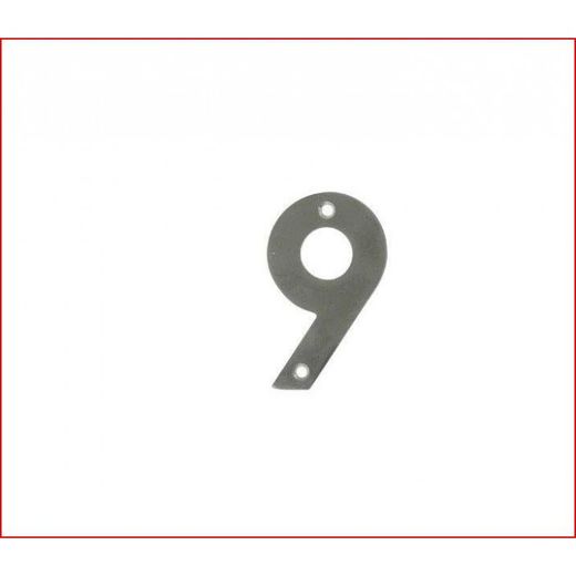 NUMERO 9-4" ACERO INOXIDABLE 18/8 (D)