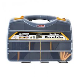 ORGANIZER DOBLE 38CM NEGRO PLAST