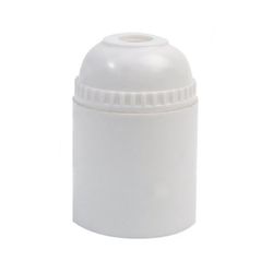PACK 2 PORTALAMPARAS E27 TERMOPLASTICO BLANCO
