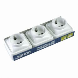 PACK 3 BASES 10/16A 250V CON TT