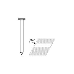 PACK 3.000 CLAVOS TIP RN INCLIN 34º 3.10X90