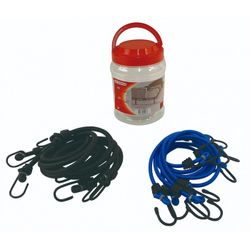 PACK SUJECION B10SMO: 4U D.6MM X 1M + 6U D.8MM X 0,6M - COLORES SURTIDOS