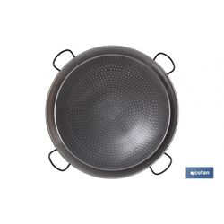 PAELLERA ACERO PULIDA D.800MM (4 ASAS)