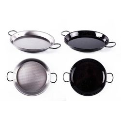 PAELLERA DE ACERO VITRIFICADO PARA INDUCCION 38 CM