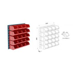 PANEL MURAL PORTACUBETAS 12 V-BULL 2